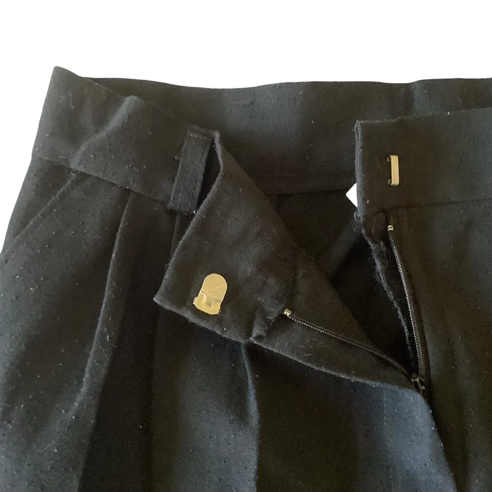 Vintage High Waist Career Pants Black Size 12 - Image 3