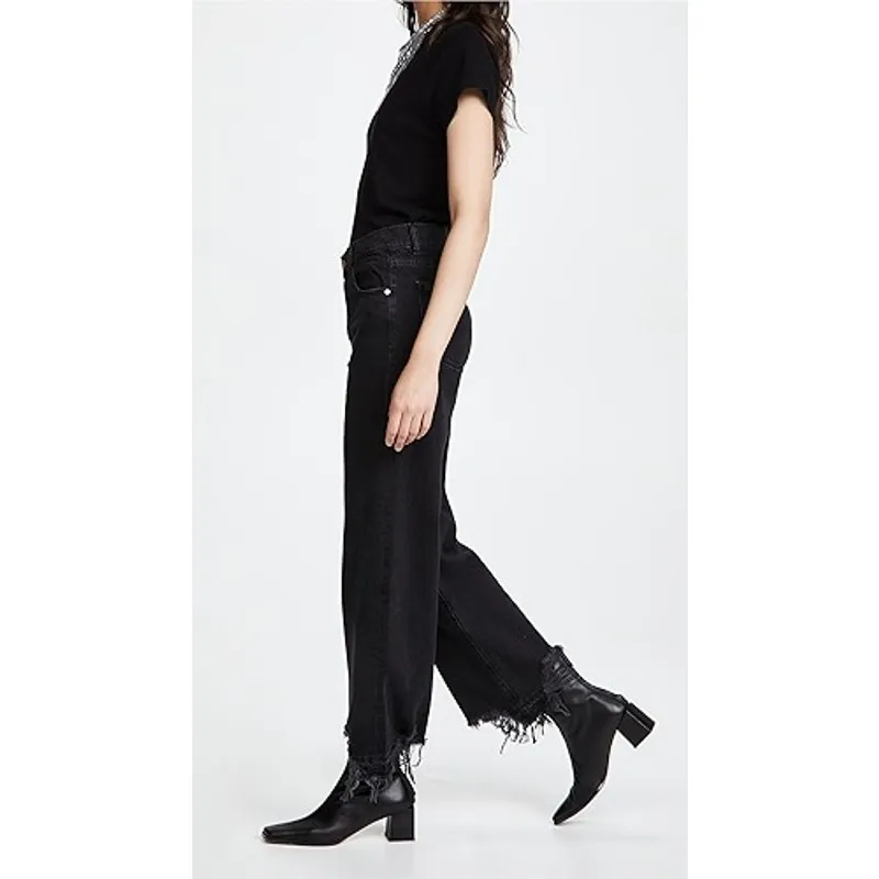 DL1961 Hepburn Wide Leg High Rise Vintage Jeans in Lark Size 25 - Image 2