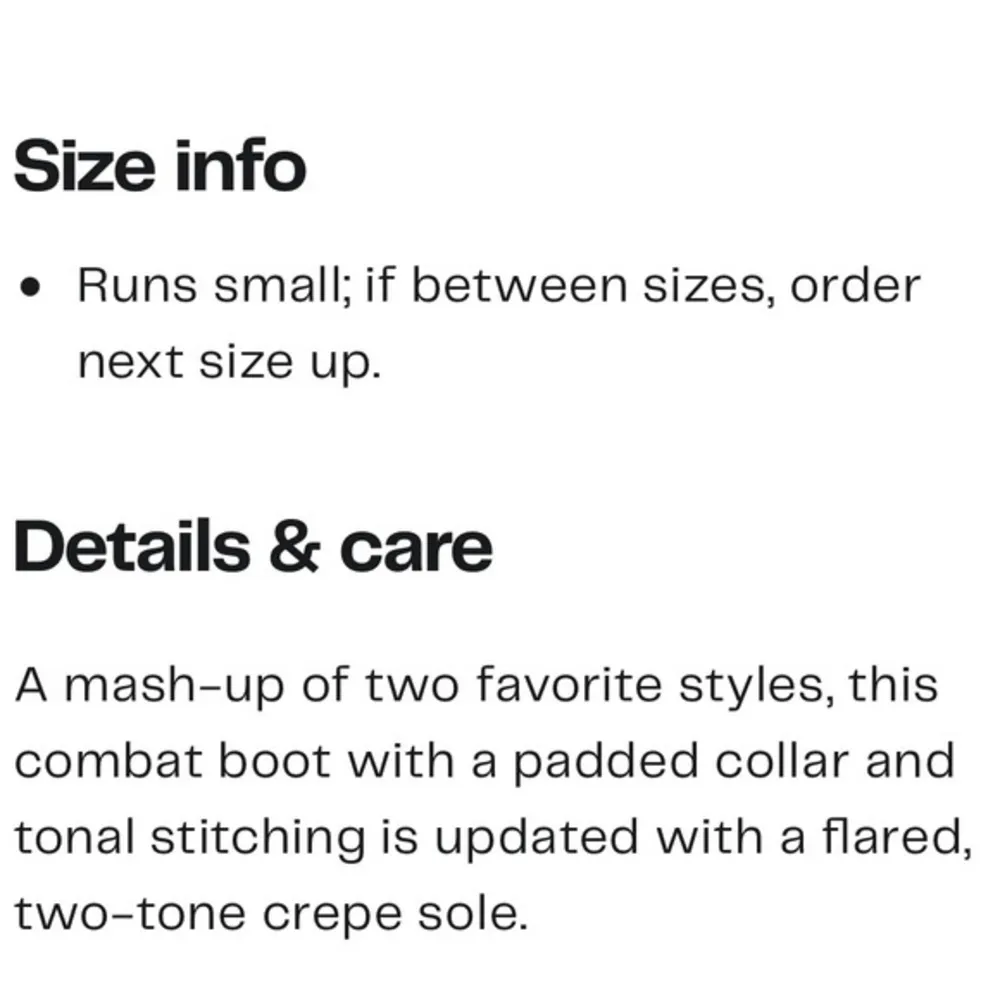 RAG & BONE GOTH SLOANE BLACK COMBAT BOOTS 6 - Image 9