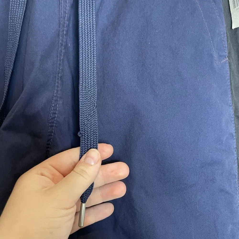 NWT Maeve Anthropologie Tenley Twill Track Pant Joggers Navy Size Small - Image 9