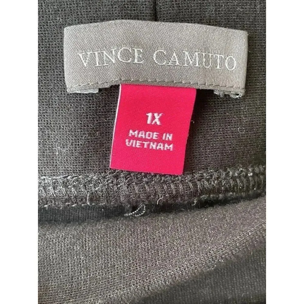 Vince Camuto Black Plus Size Womens Capri Active Pants Sz 1X - Image 5