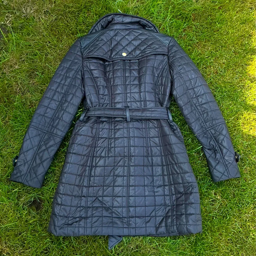 VIA SPIGA quilted coat 🖤🖤 Black Size M - Image 5