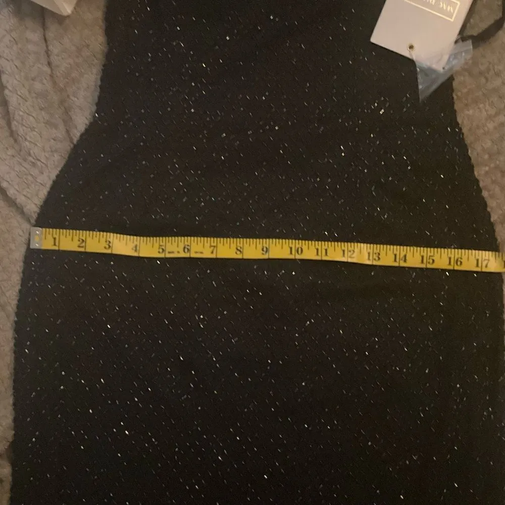 Mac Duggal 5531 Womens Beaded HIGH NECK HALTER SLEEVELESS MIDI DRESS - Image 16