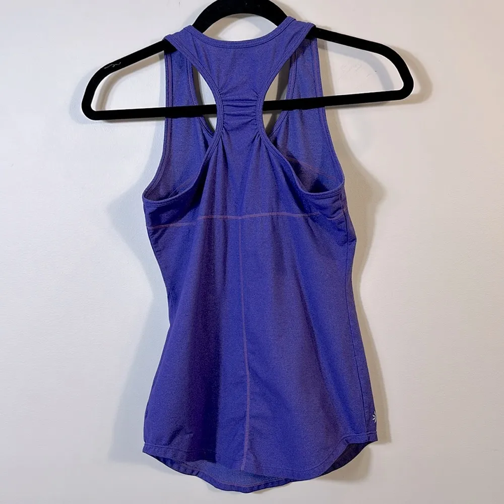 Athleta Purple Tank Top Workout Exercise Running Sleeveless Summer Women XXS - Image 2