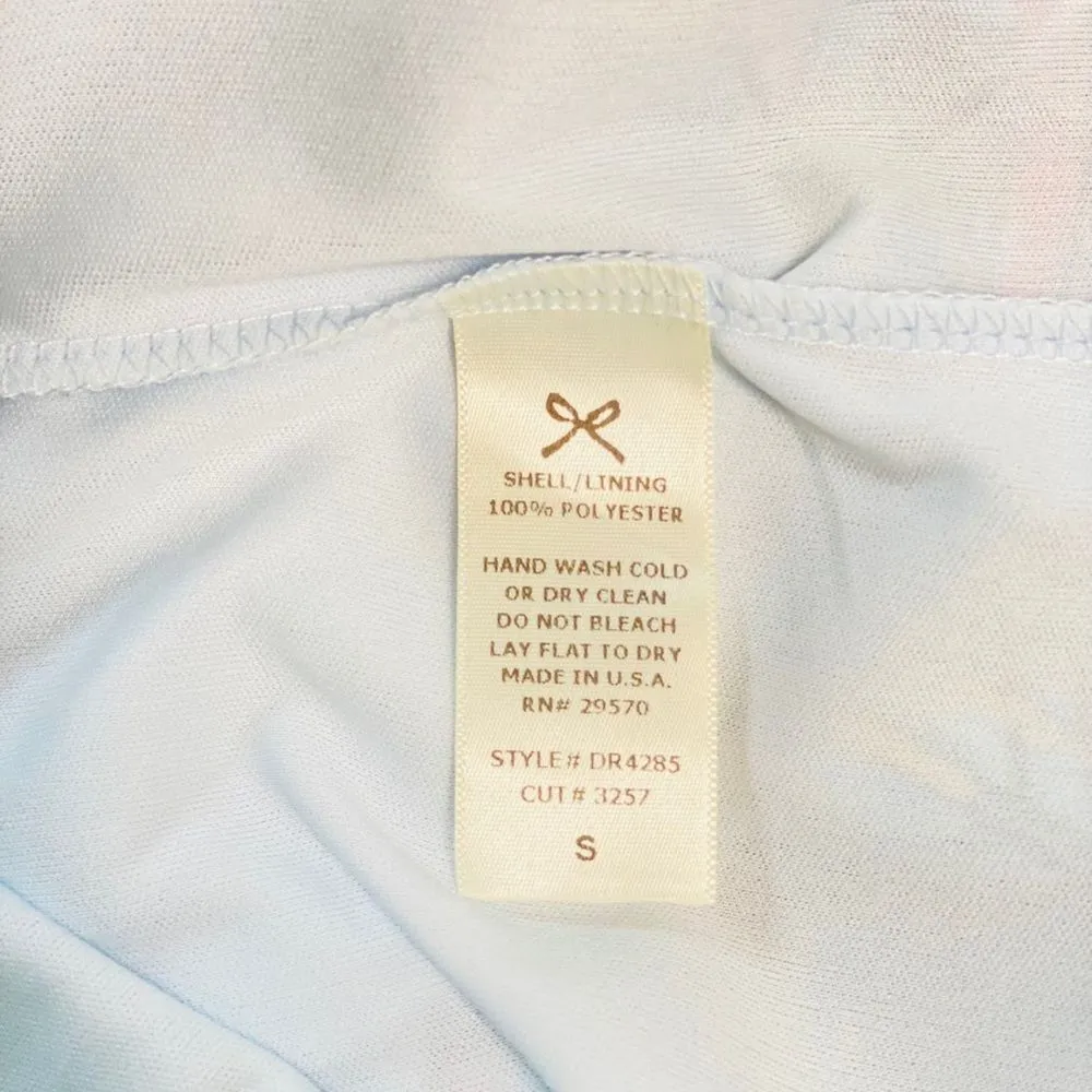 Everly Small Dress Popover Sleeveless Keyhole Back Elastic Waist Spaghetti Strap - Image 5