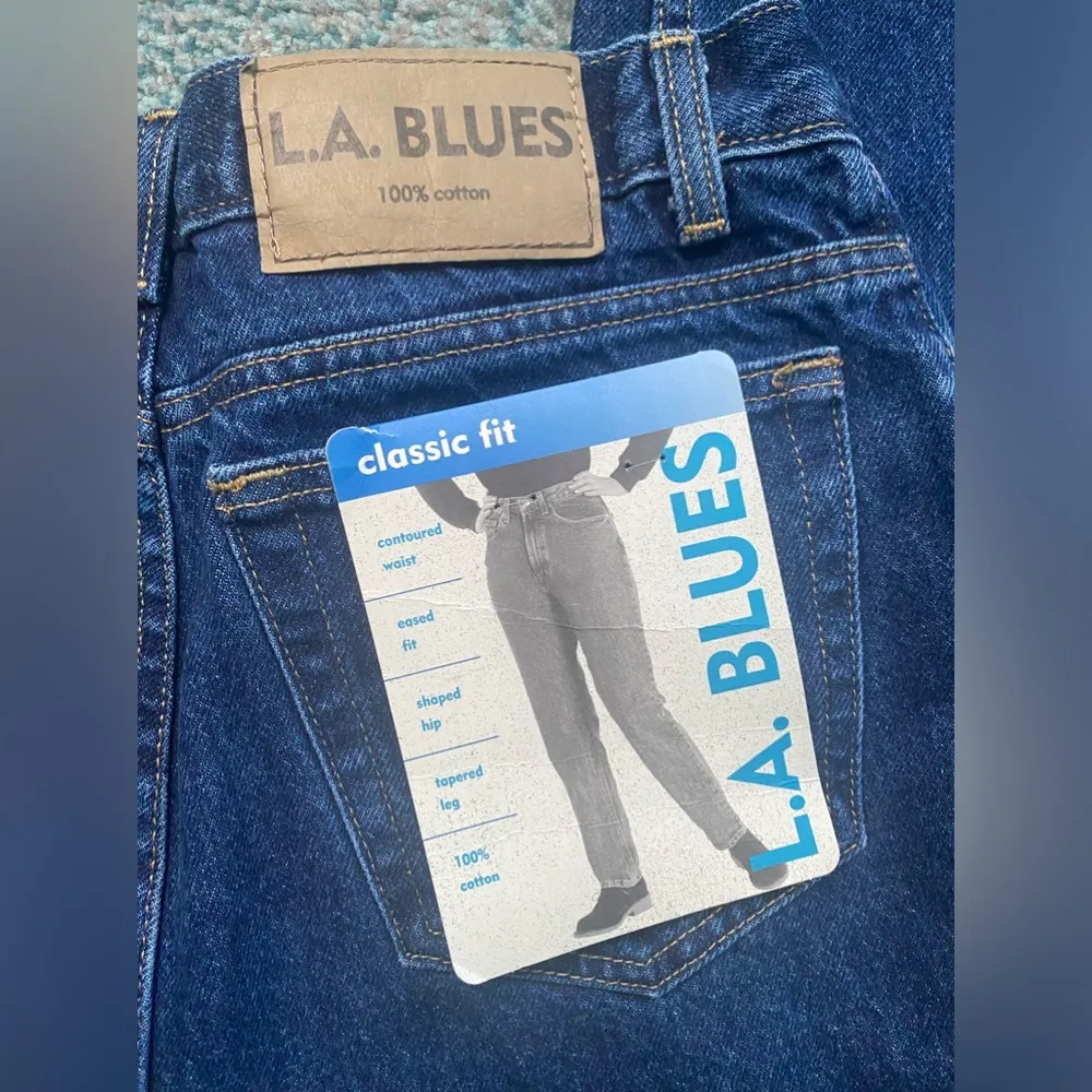 Vintage dead stock LA Blues classic fit denim jeans, size 10 - Image 5
