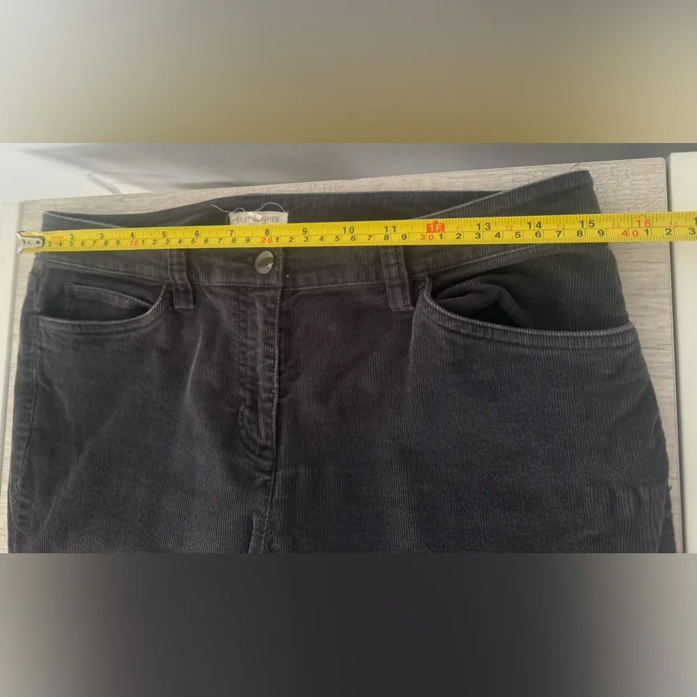 Eileen Fisher Organic Cotton Tencel Stretch Corduroy Pant Gray Size 6 *Read - Image 7