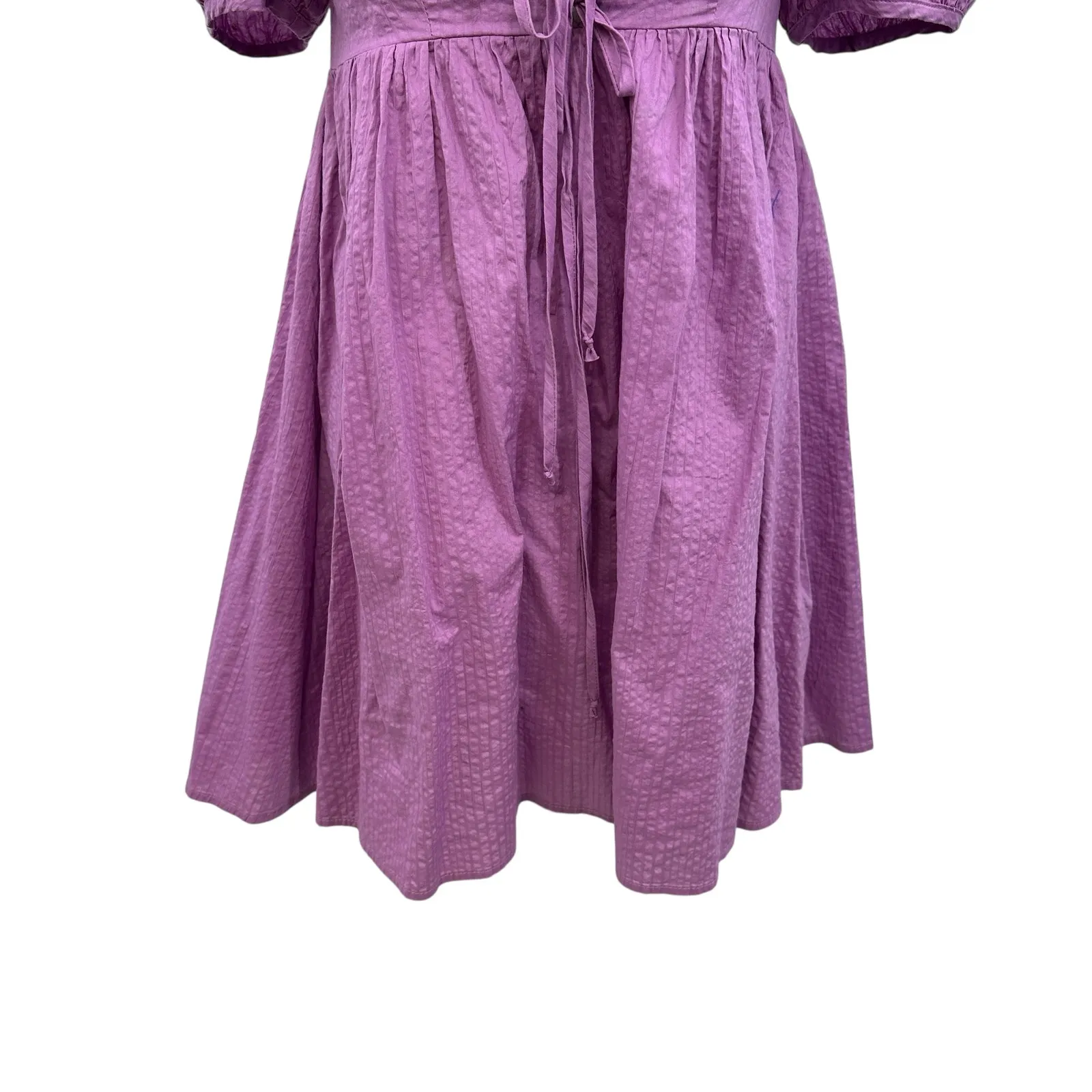 Ciao Lucia Ischia Dress Mini Puff Sleeve Orchid Purple Pink Size XS - Image 4