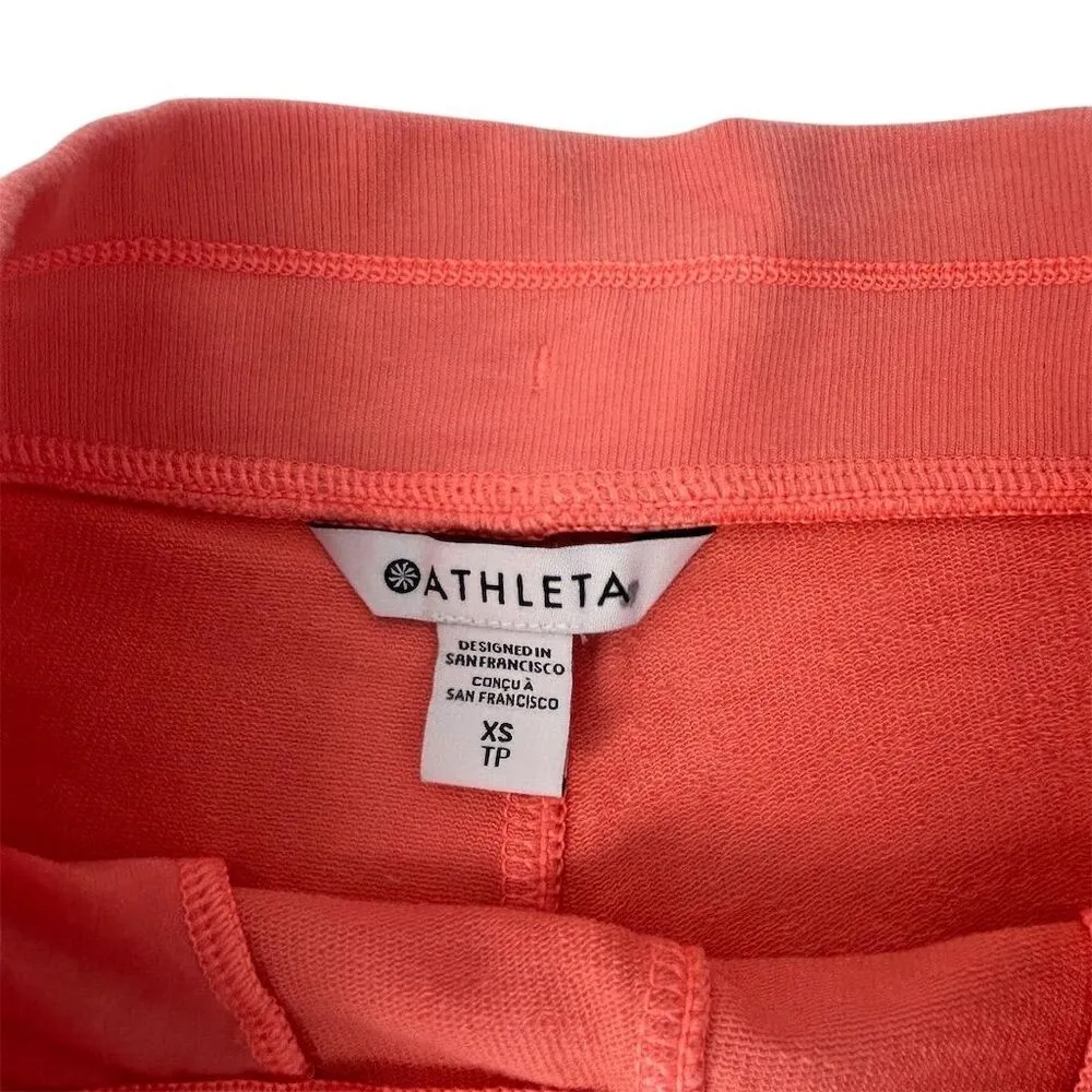 NWT Athleta Balance Shortie 4 loungewear Coral Shorts, XS - Image 7