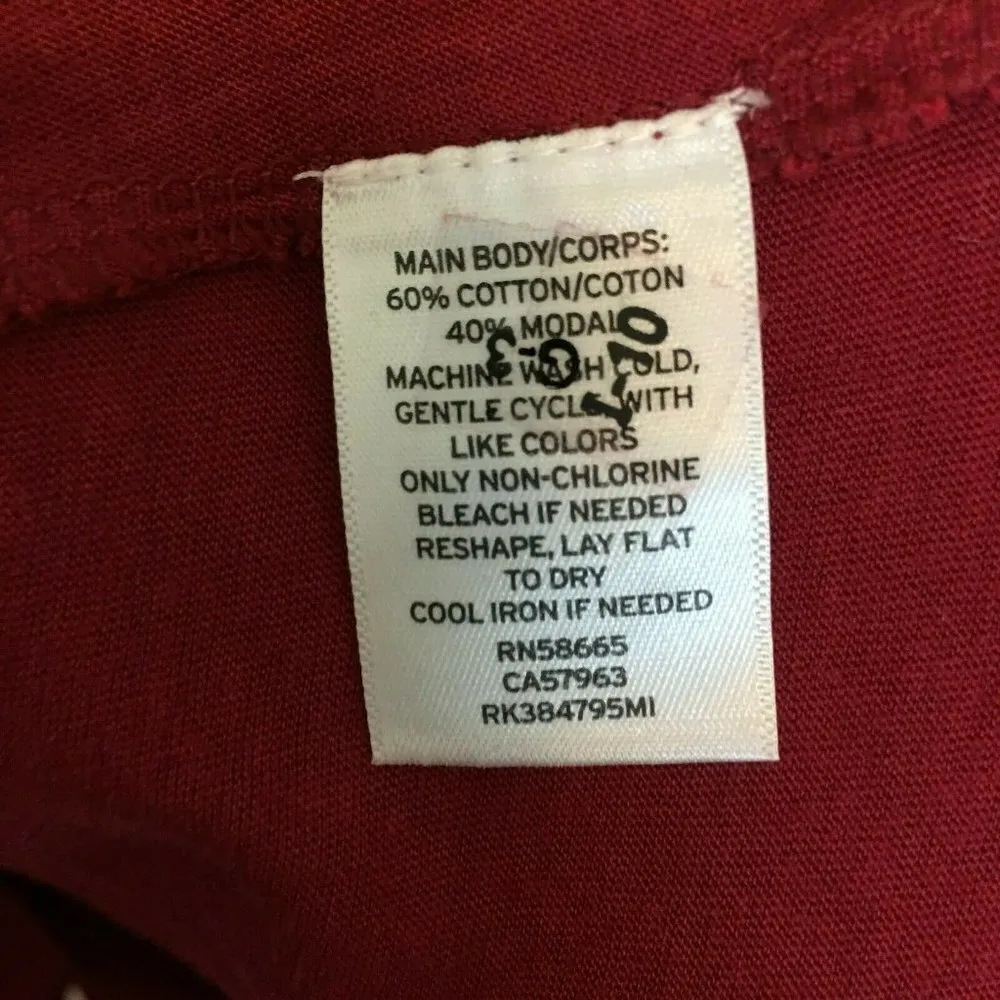 ABOUND Red Long Sleeve Everyday Tee - Image 7