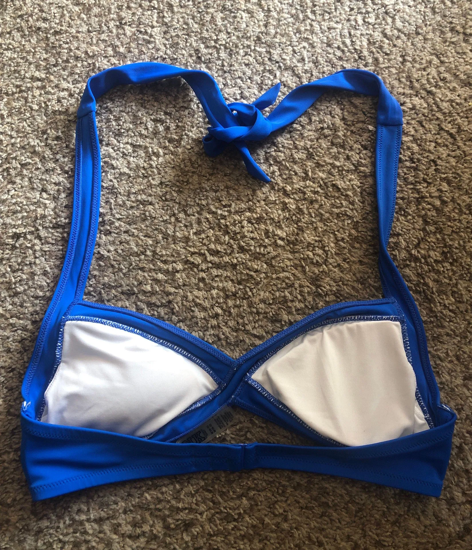 Victoria Secret Blue Bikini Top Size Medium - Image 2