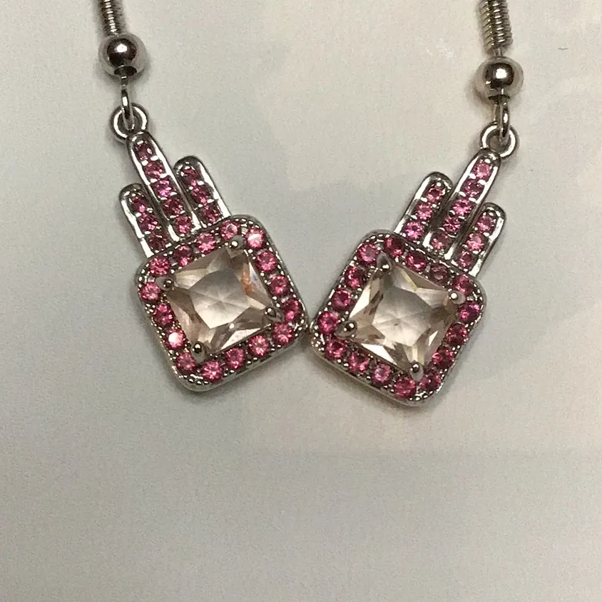 RBP 2634 BLUSH EARRINGS Pink - Image 3
