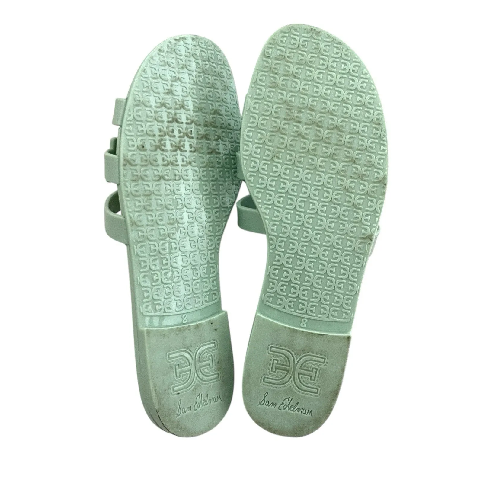 Sam Edelman Bay jelly Slide Sandals in Mint Size 8 Resort Wear Tropical Coastal - Image 6