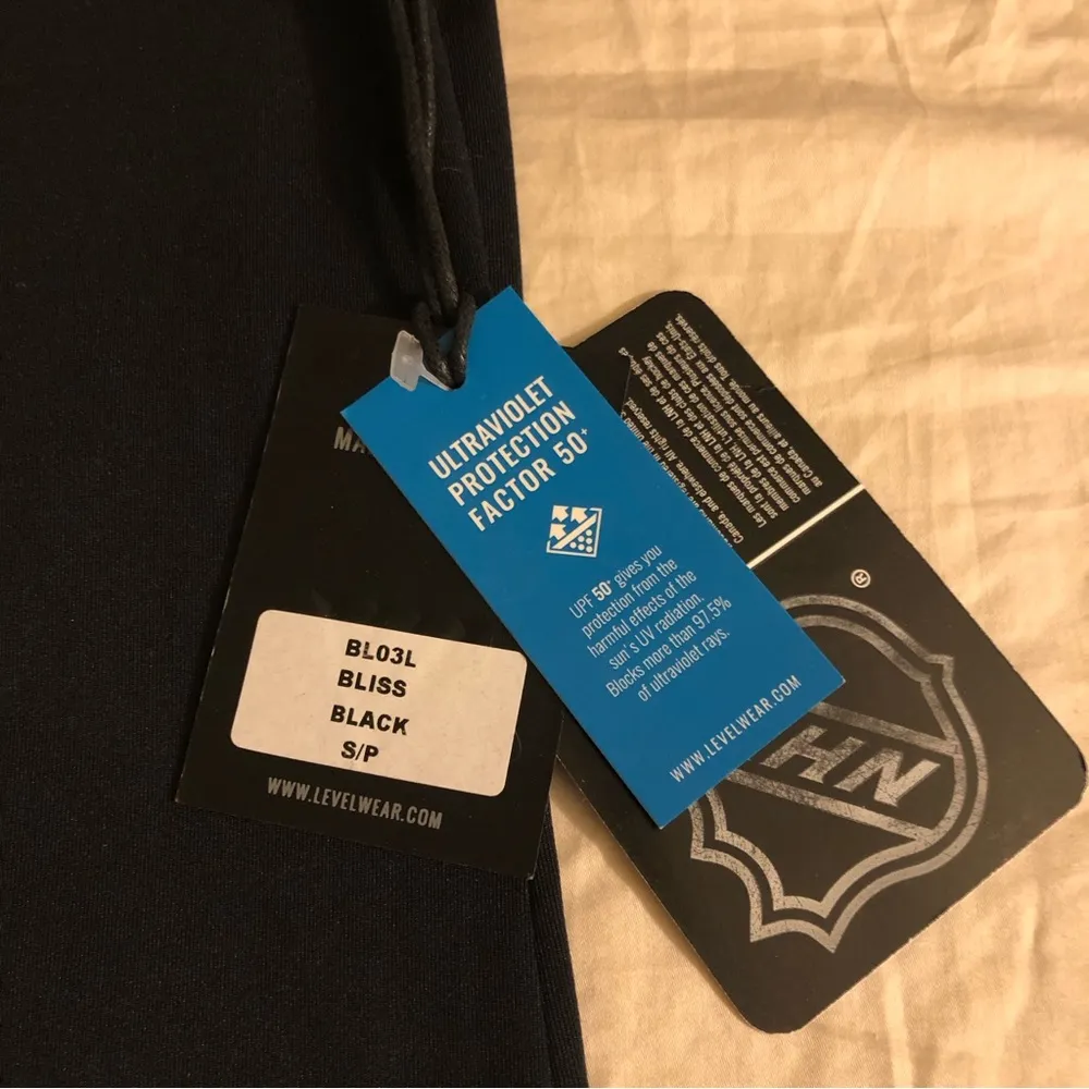 NHL Women’s Anaheim Ducks Hockey Polo Tee Black - Image 4