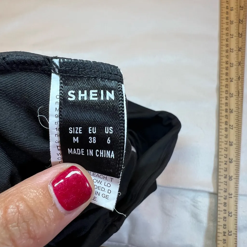 SheIn Black Mesh Panel Leggings set‎ - Image 11