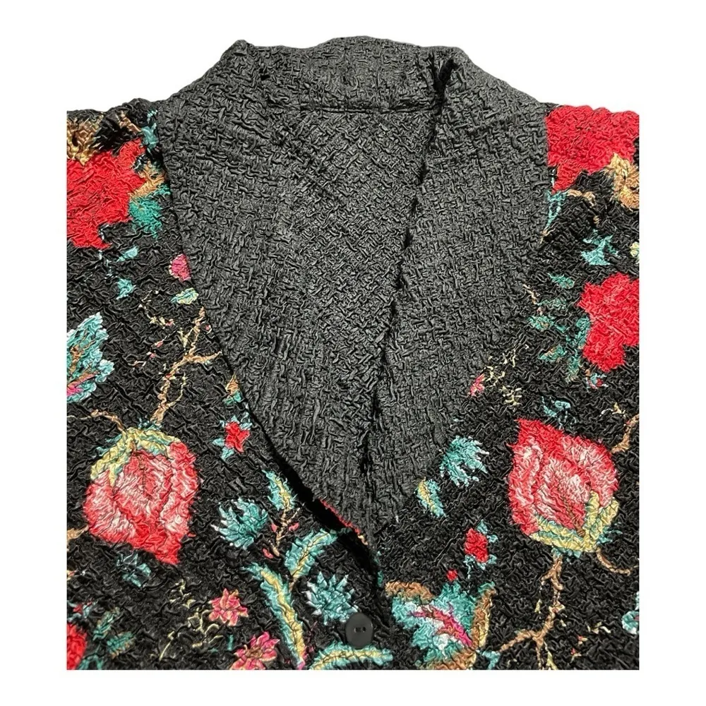 No Brand Reversible Floral Blazer Size L/XL Pink - Image 5