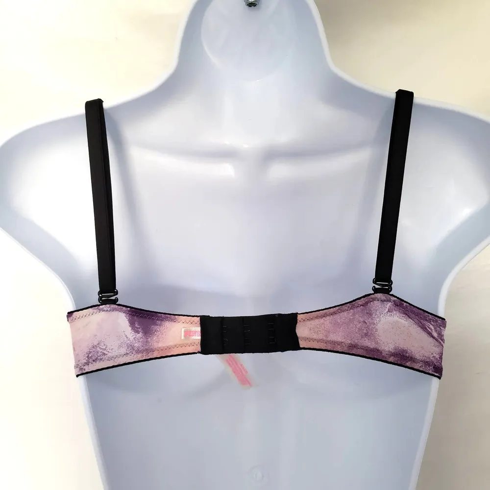 Victoria's Secret PINK Womens Bra Size 32D Wear Everywhere Pushup marble - Image 5