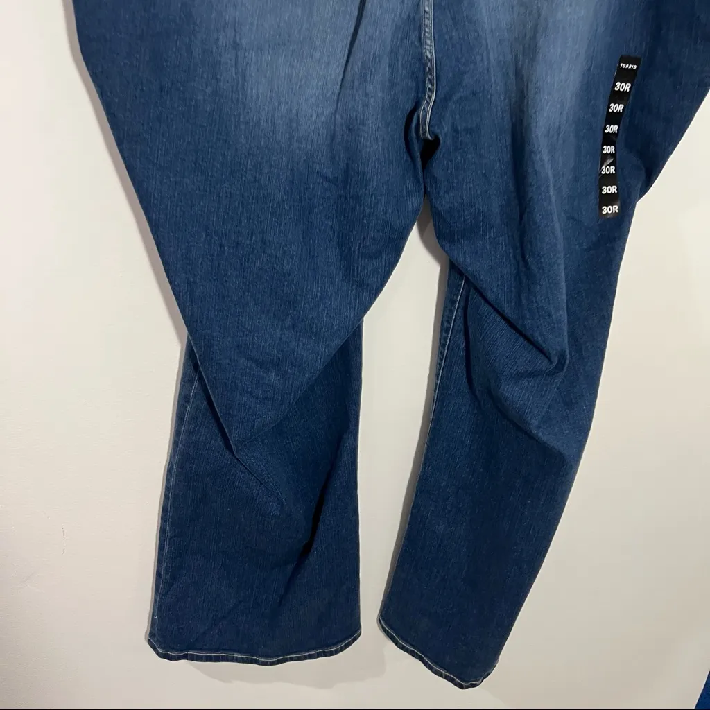 Torrid Slim‎ Boot Vintage Stretch Mid Rise Jeans In Rockstar Size 30R - Image 7