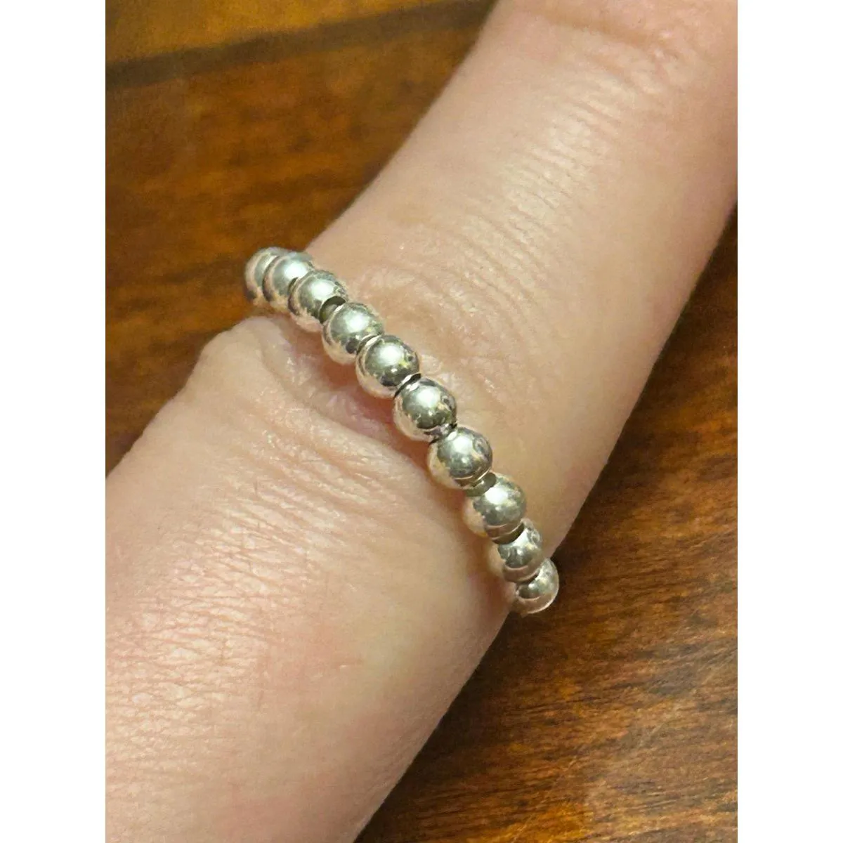 925 sterling silver ring band m22 0.85g size 6.25 - Image 2