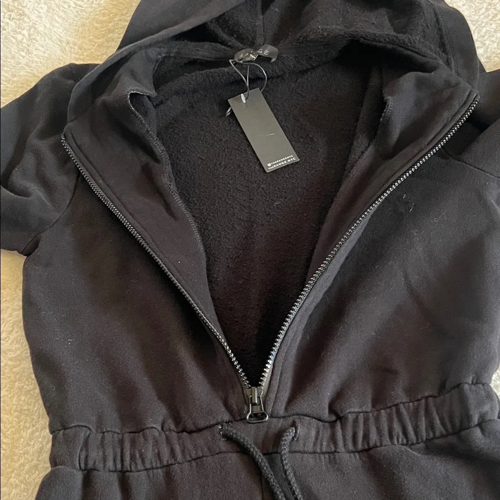 The Range Jet Black Hoodie Jumpsuit, Size S (NWT) - Image 11