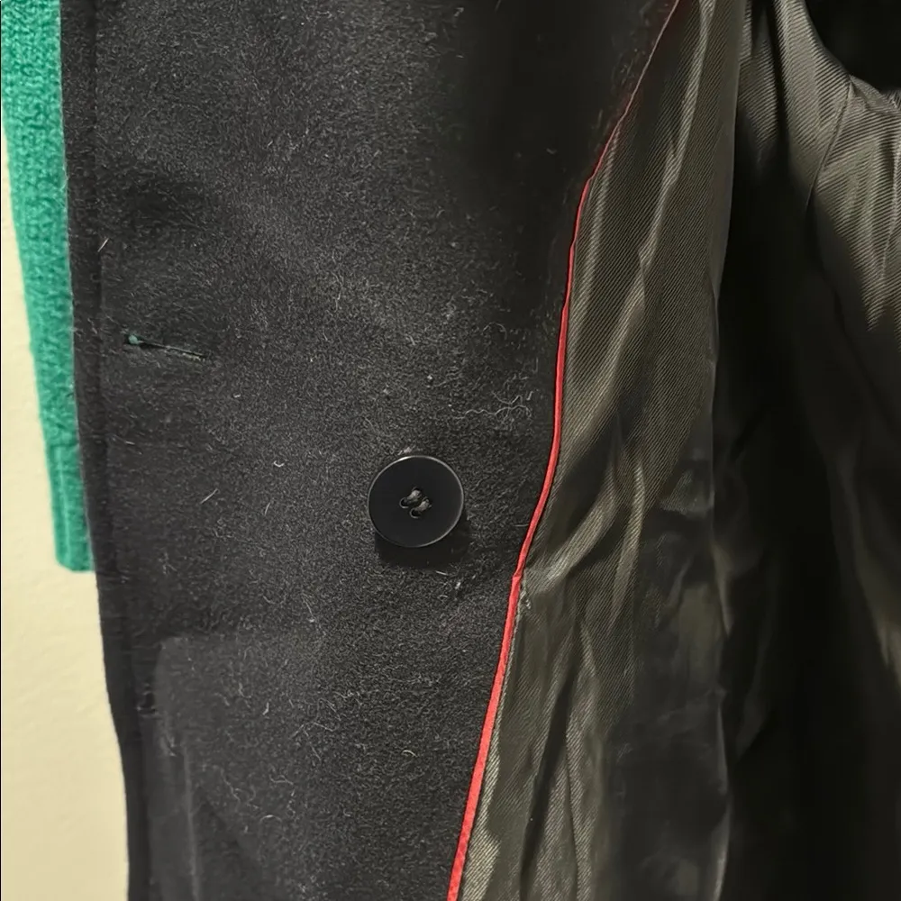 Vince Camuto Navy and Gold Pea Coat - Image 6