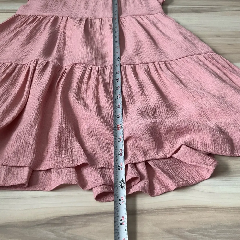 Anthropologie MINE Ruffle and Bow Crinkle Dress Size Large. - Image 12