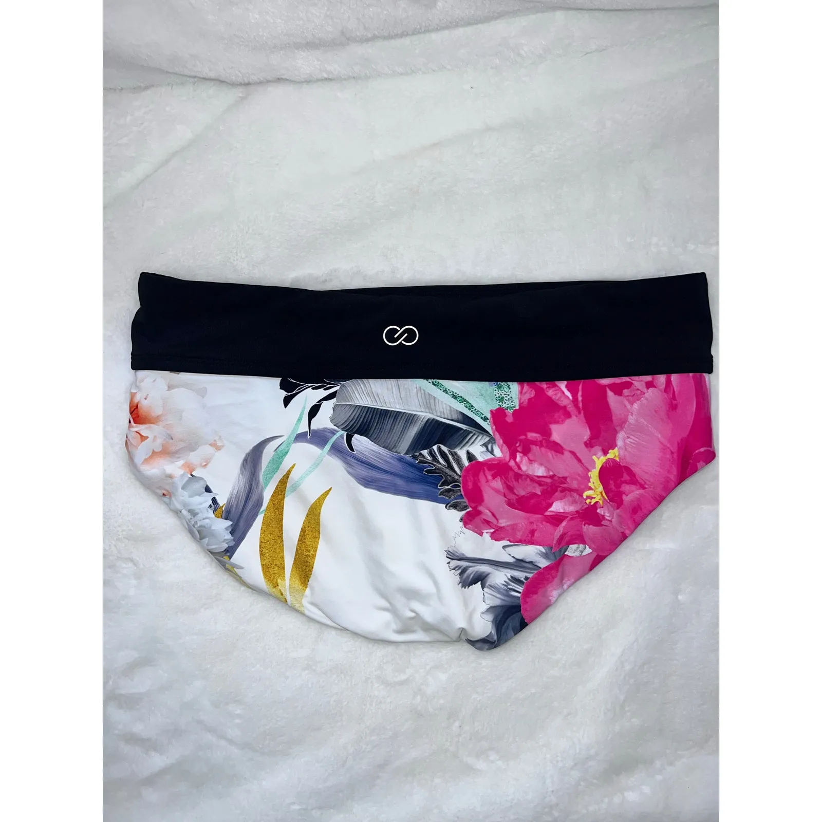 NWOT CALIA Women's Floral Bikini Bottoms‎ Multicolor Size Small - Image 2