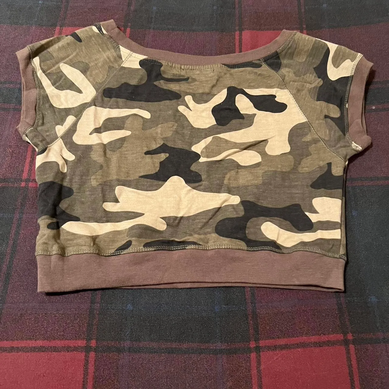 Women's Multi and Khaki Crop - Image 4