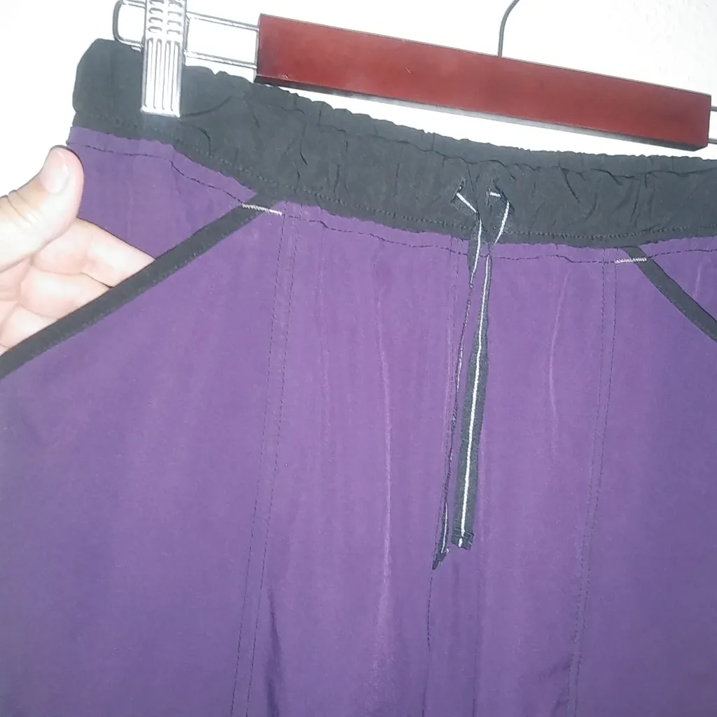 ScrubStar M Stretch Scrub Pants in Purple Black - Image 5