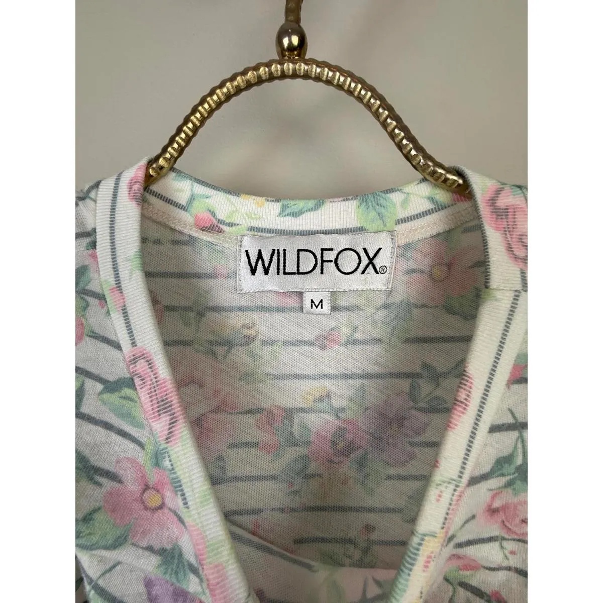 WILDFOX Floral Pink Fringe Tank Top - Size - Medium - Image 4