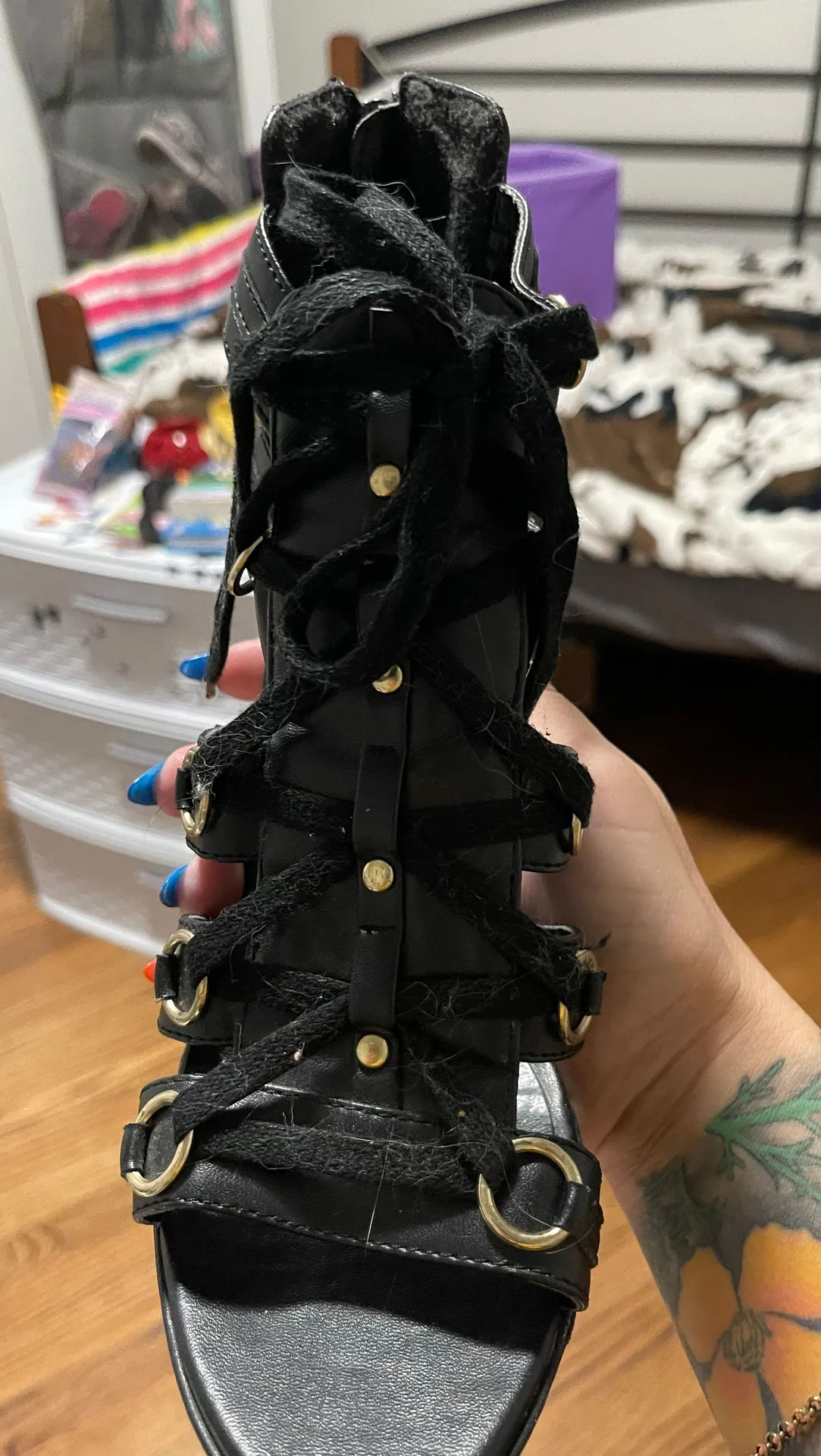 Shoedazzle Gladiator Heels - Image 4