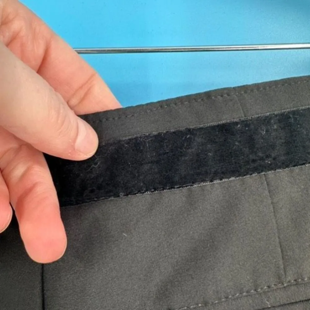 NWT Y2K Old Navy Womens Flat Front Low Rise Dress Pants Black Size 4‎ Velvet - Image 9