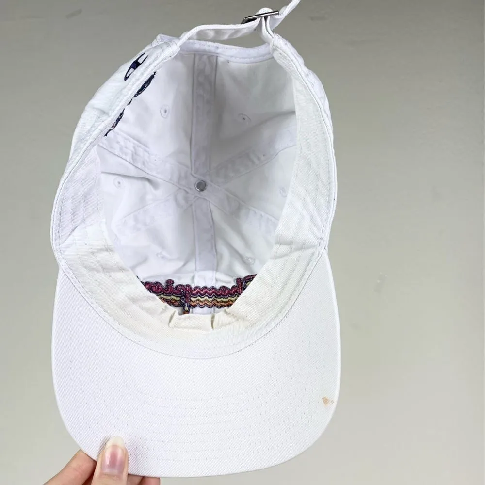 Champion White Spellout Baseball Cap Hat - Image 3