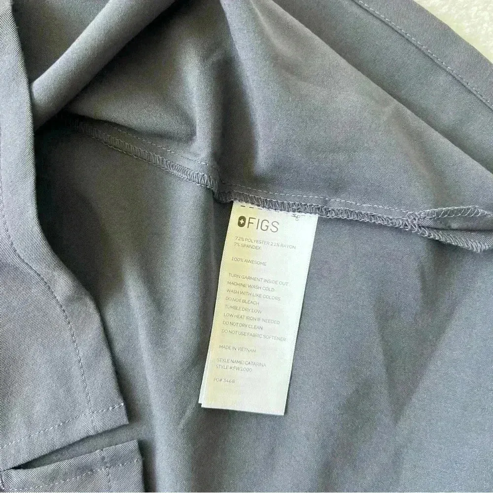 Figs Catarina One-Pocket Short Sleeves V-neck Scrub Top Size XXL - Image 10