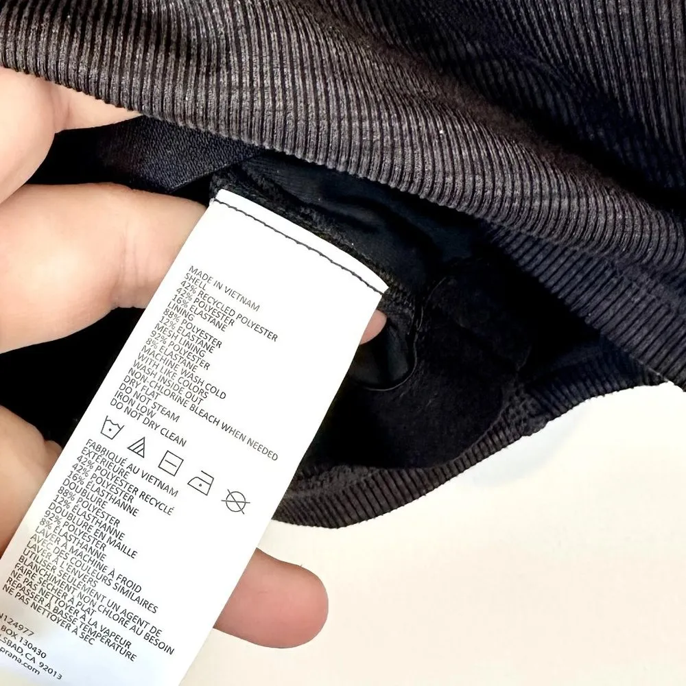 NWT Prana Becksa Bralette in Black Heather - Size Medium - Image 8