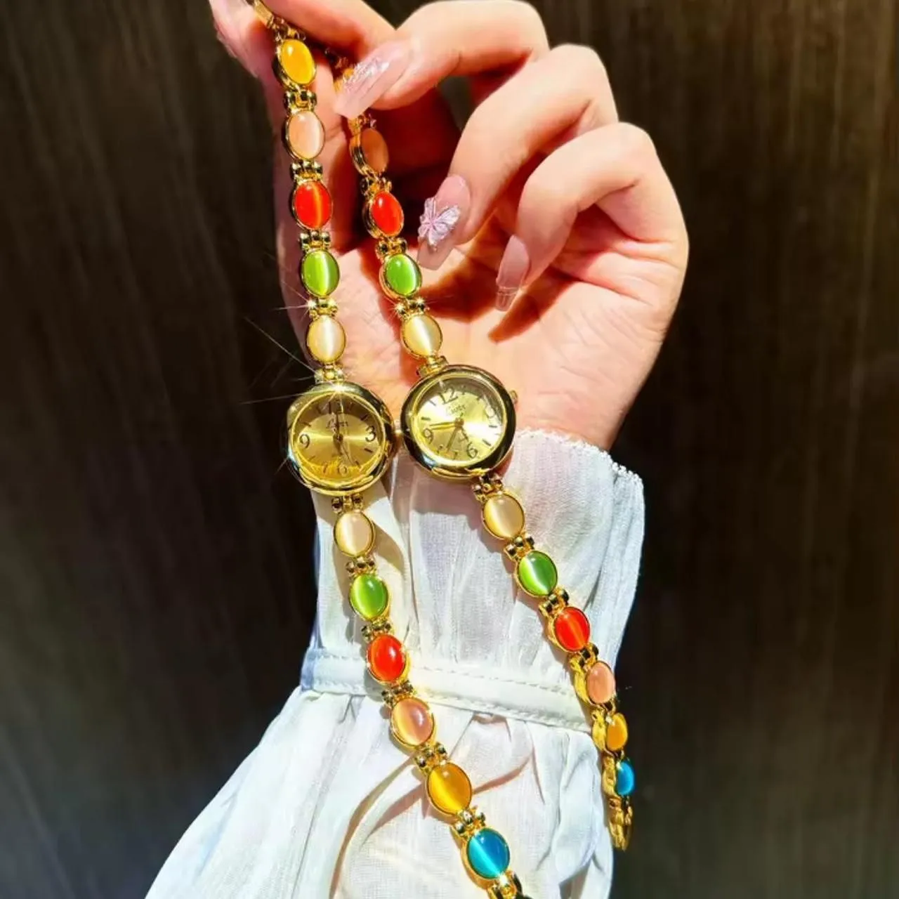 Women's Gold Watch - Image 3