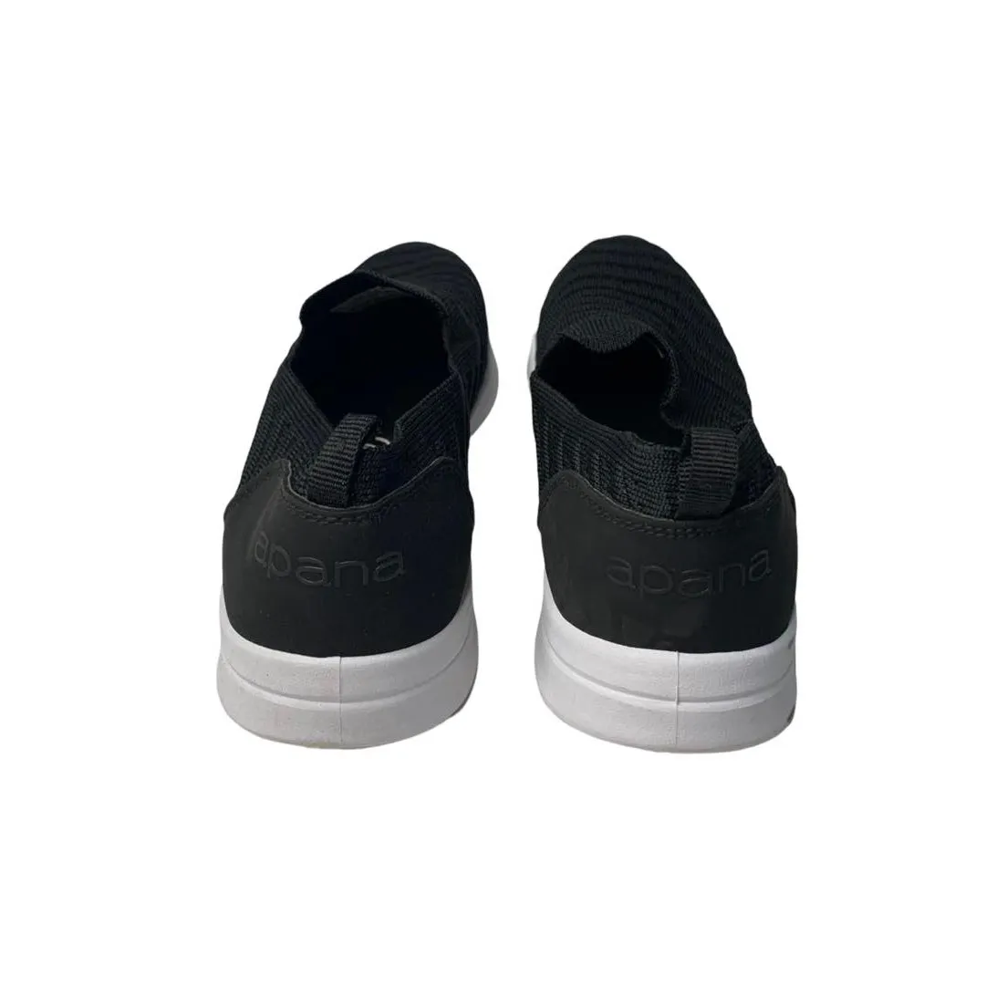 Apana Inhale Women’s Comfy Slip On Black Sneaker Shoes 9 #AF9988 - Image 4