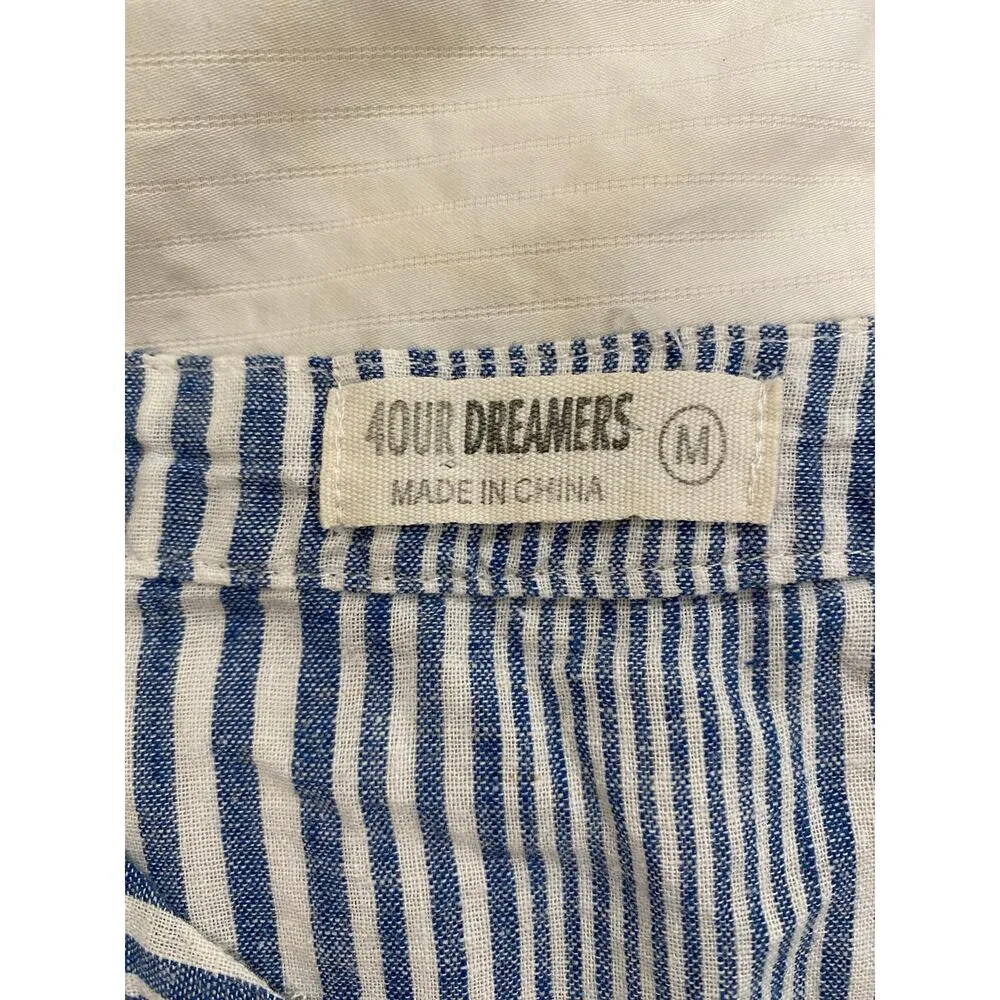 4OUR Dreamers Hi Low Hem Striped Tie - Image 5