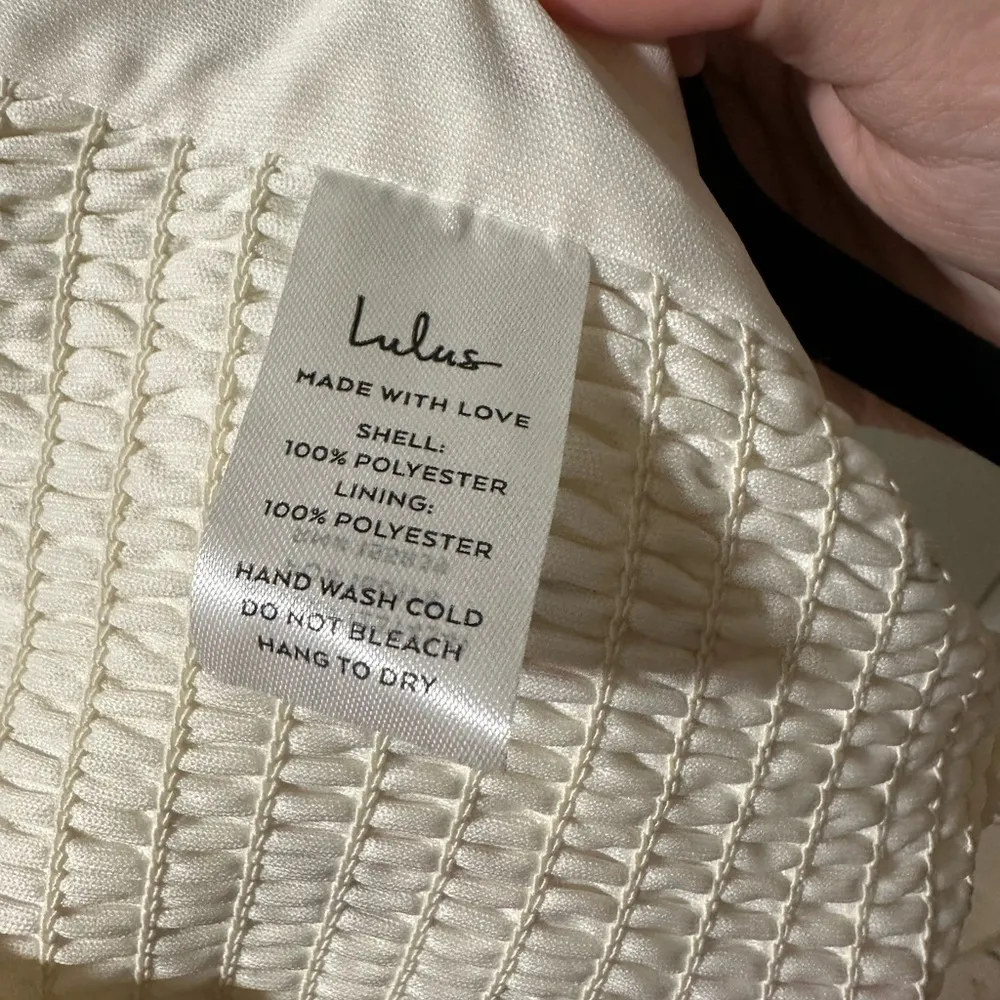 NWT Lulus Floral Puff Sleeve Crop Top - Image 6