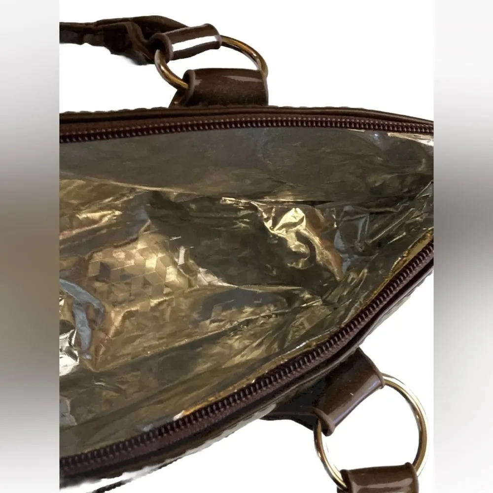 Vintage Brown Wine Cooler Purse! - Image 8