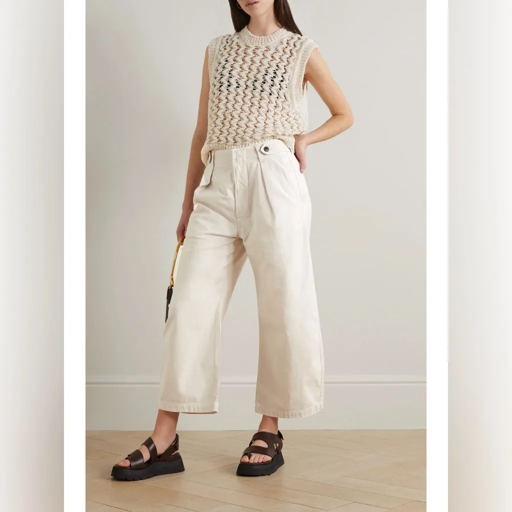 Citizens of Humanity Payton‎ Super High Waist Crop Wide Leg Utility Trousers 26 - Image 2