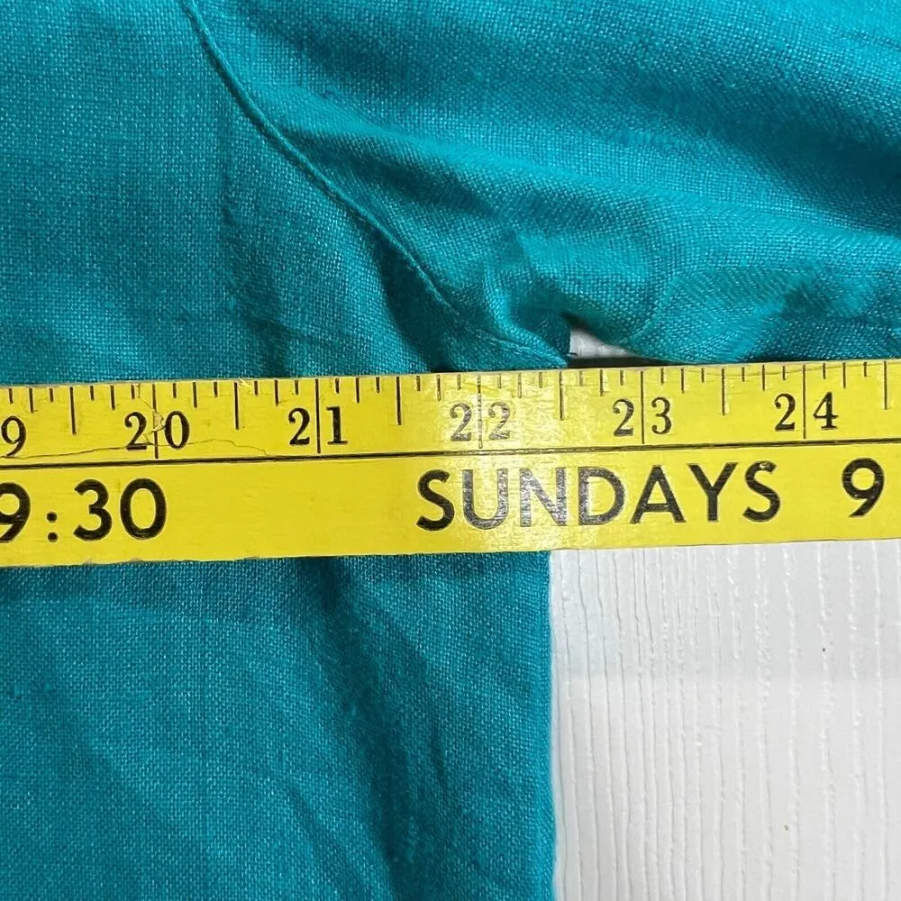 Chicos Design Vintage Linen Button - Image 7