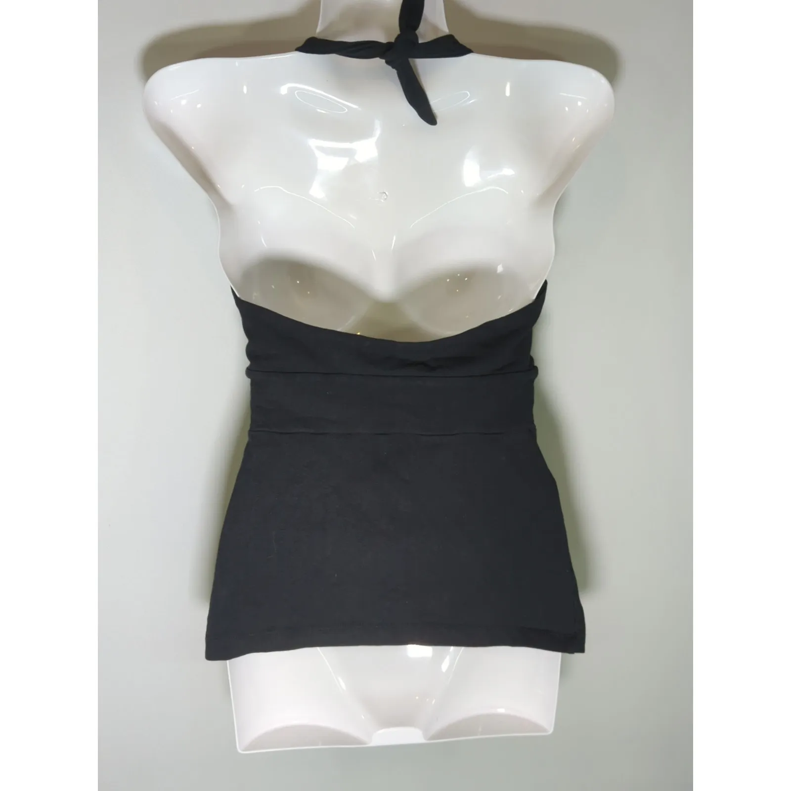 Patagonia Black Organic Cotton Halter Top Womens Size XS Backless Active Sports - Image 2