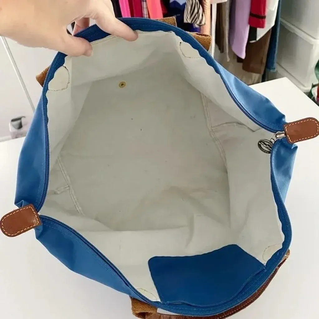 Longchamp Le Pliage Original M Handbag in Sky Blue - Image 10