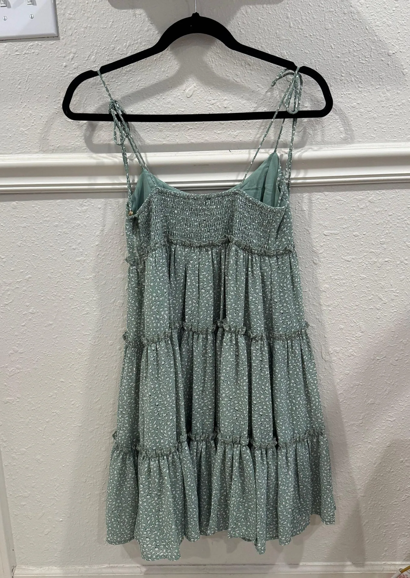 Green Pokadot Sundress Size M - Image 2