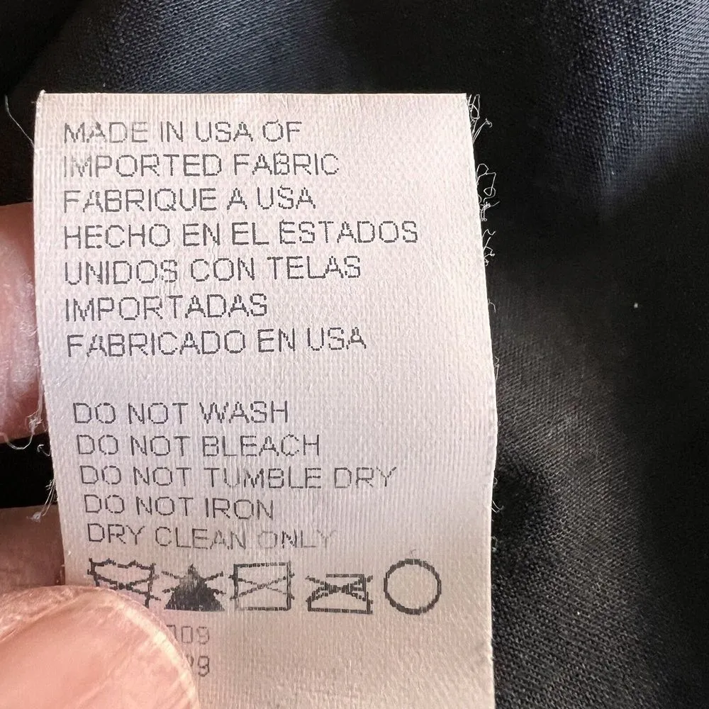 Calvin Klein Whimisgoth Sheer Skirt‎ Size 6 Black Pencil Skirt - Image 9