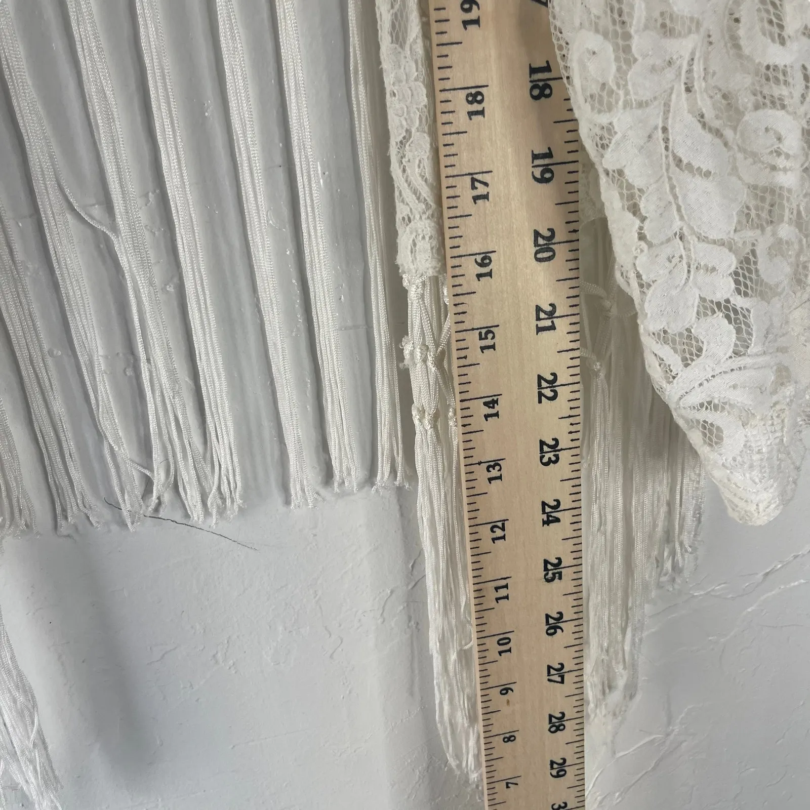 Miss Me Y2k Women's Size Small White‎ Cottage Western Kimono Sweater - Image 9