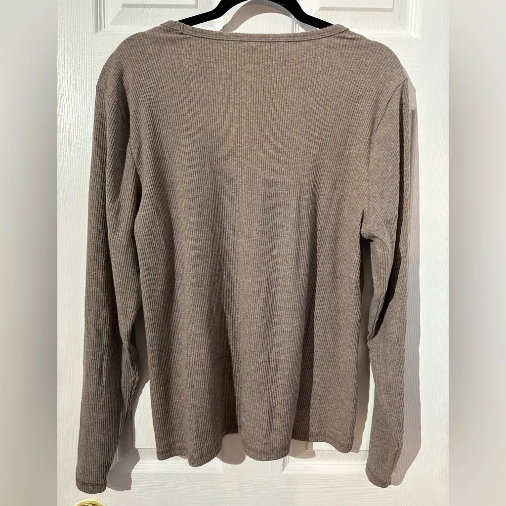NWT Old Navy Taupe Crewneck Sweater XXL - Image 8