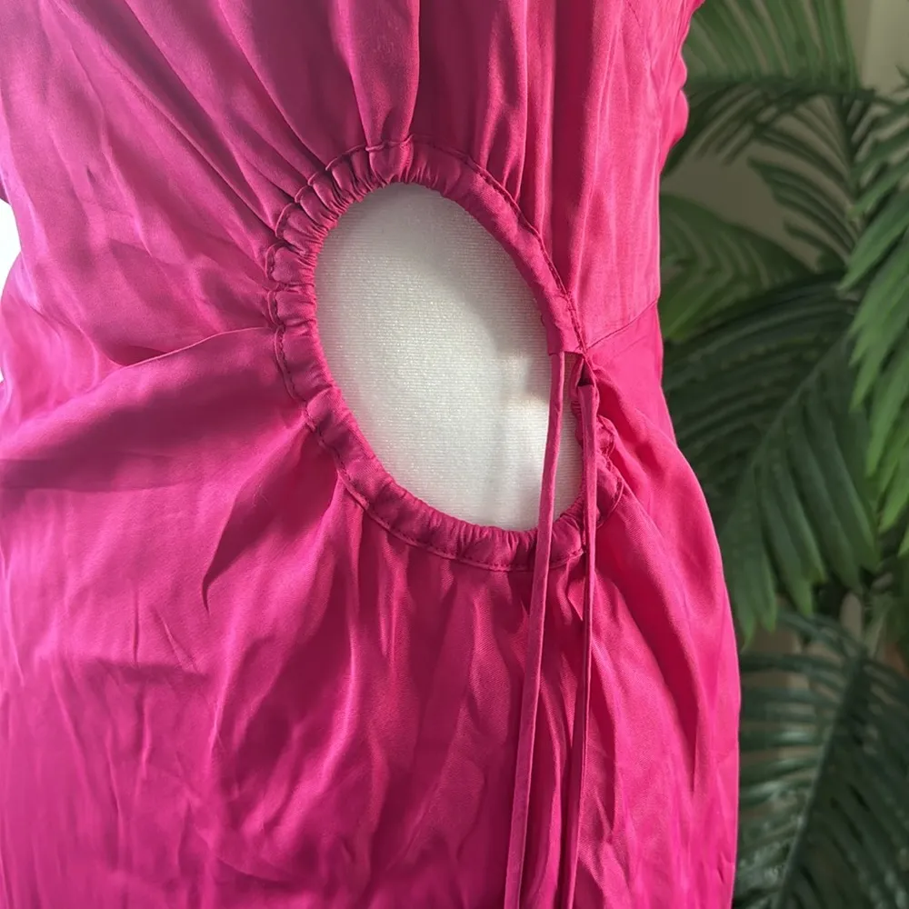 Farm Rio Midi Slipdress in Pink, Size Small, $280 - Image 4