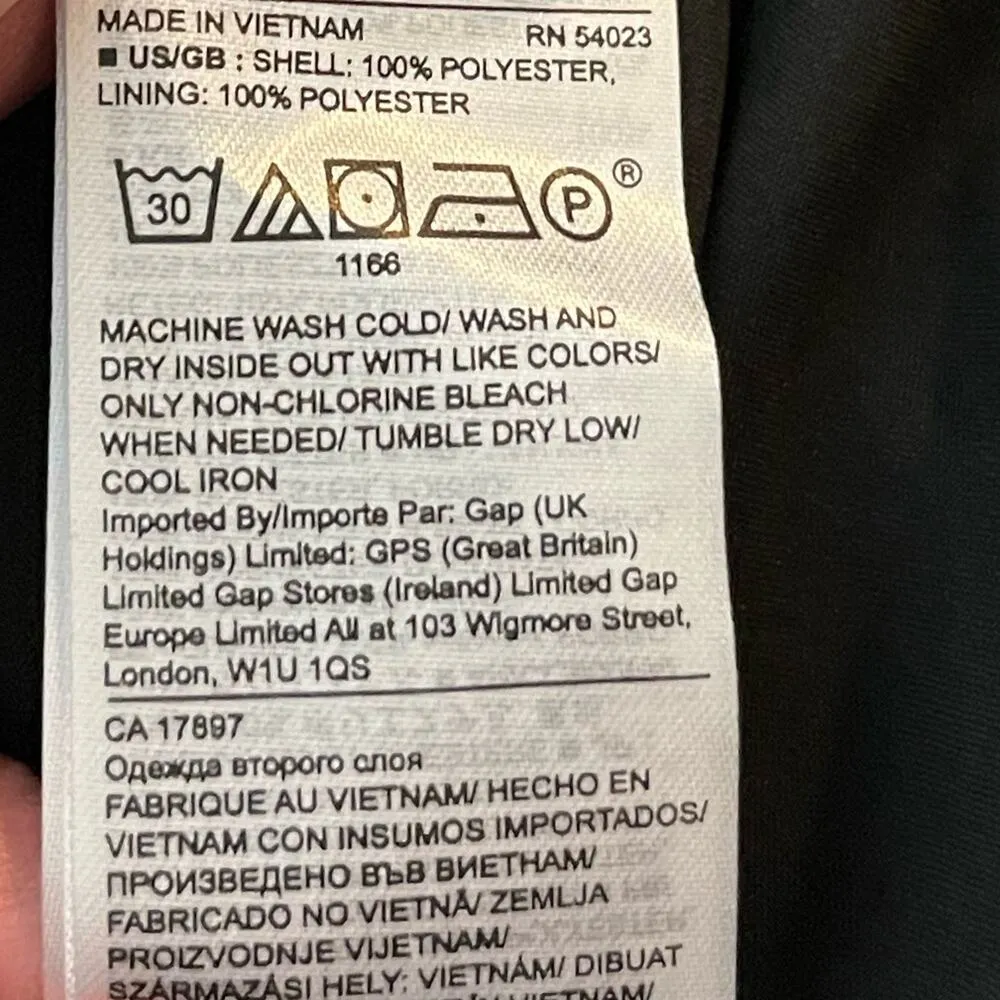 Banana Republic Midi A-line Dress V-neck Flutter Sleeves Flounce New Women’s 0 - Image 9